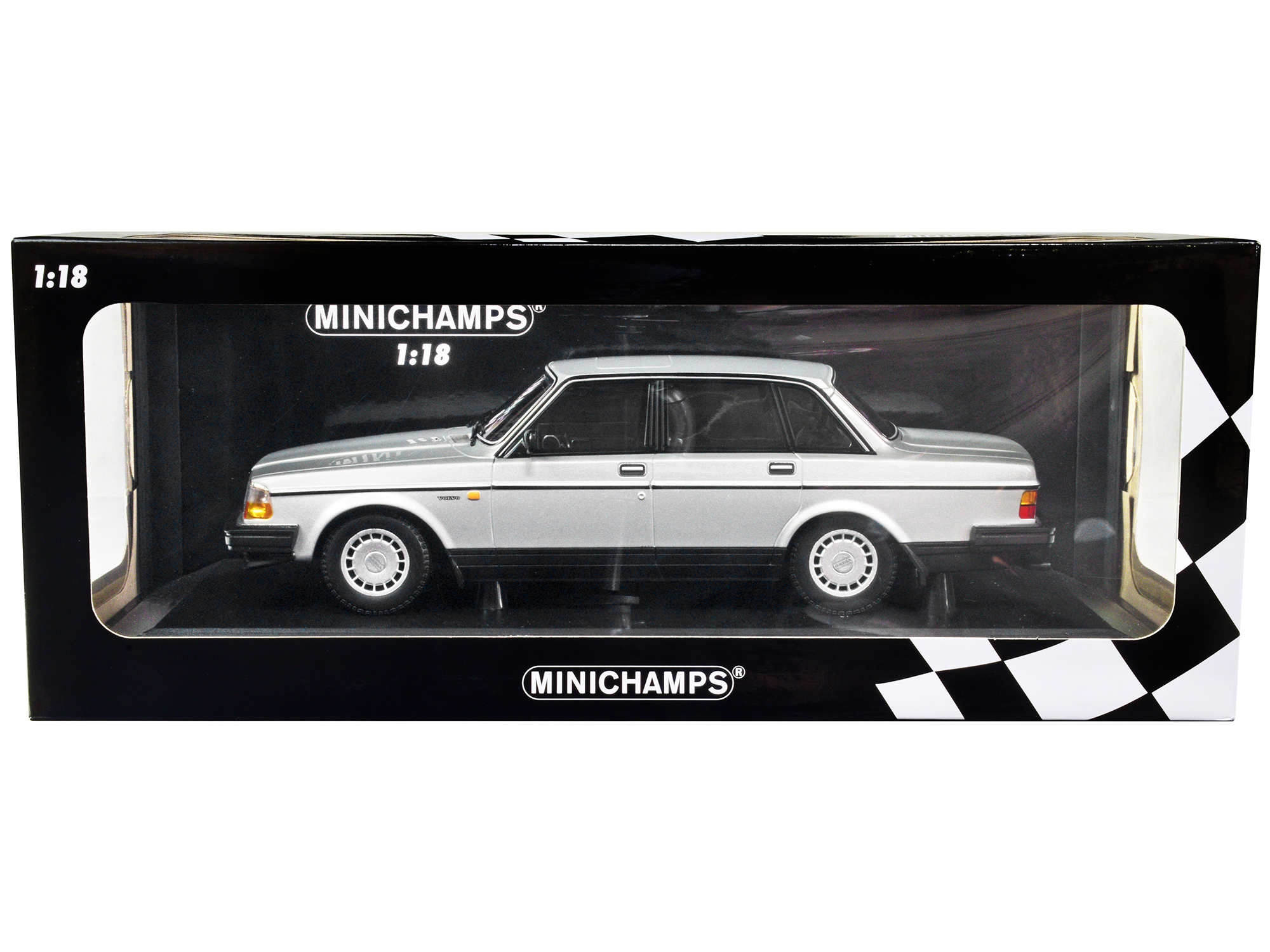 1986 Volvo 240 GL Silver Metallic Limited Edition to 380 pieces Worldwide