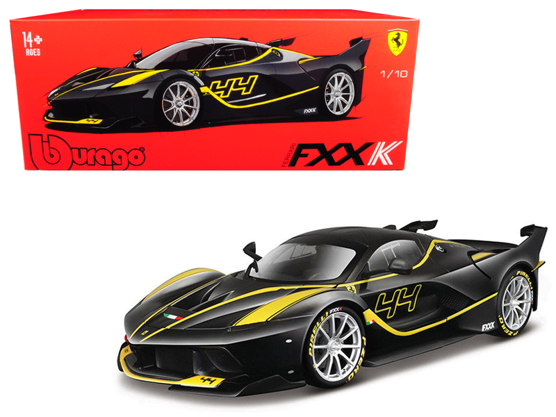 Ferrari FXX-K #44 Black with Yellow Stripes "Signature Series"