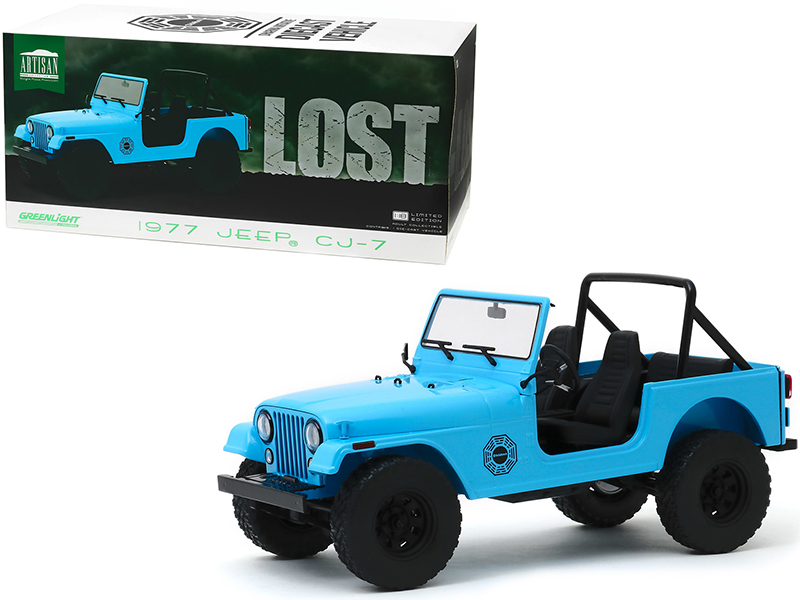 1977 Jeep CJ-7 "Dharma" Blue "Lost" (2004-2010) TV Series