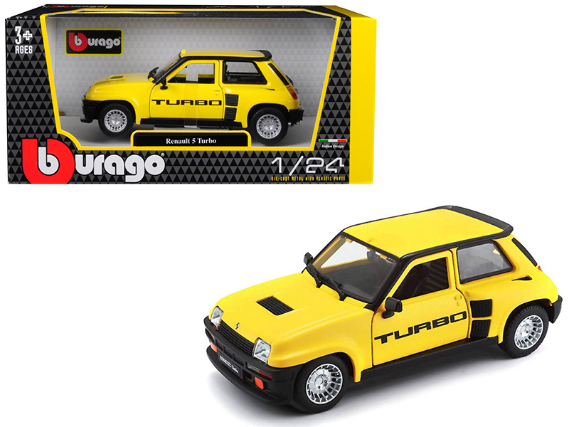 Renault 5 Turbo Yellow with Black Accents