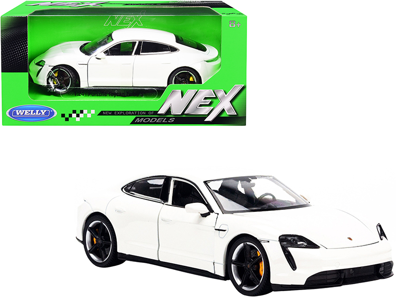 Porsche Taycan Turbo S White "NEX Models"