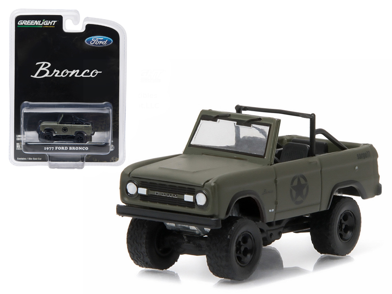 1977 Ford Bronco Military Tribute "Sarge 77" Hobby Exclusive