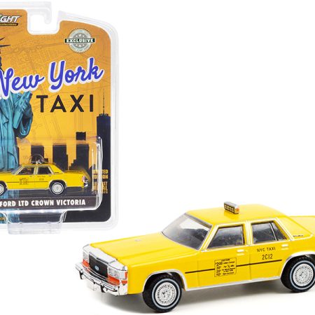 1991 Ford LTD Crown Victoria Yellow "NYC Taxi" (New York City) "Hobby Exclusive"