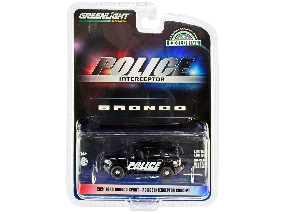2021 Ford Bronco Sport Police Interceptor Concept Black "Hobby Exclusive"