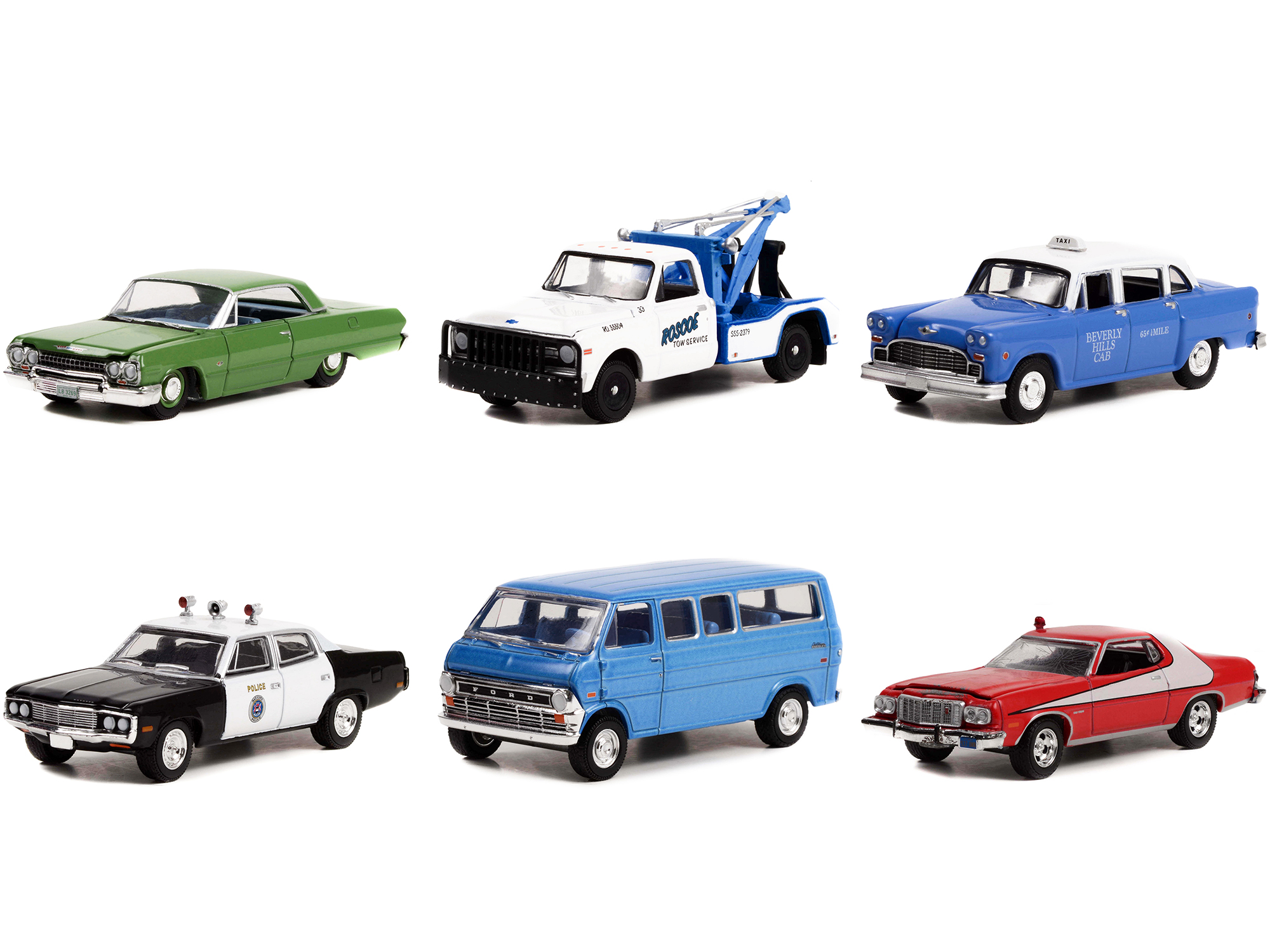 Hollywood Special Edition "Starsky and Hutch" (1975-1979) TV Series Set of 6 pieces Series 2