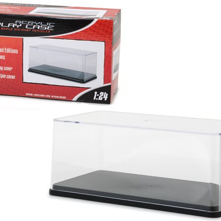 Collectible Display Show Case with Black Plastic Base for