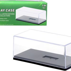 Collectible Acrylic Display Show Case with Black Plastic Base for