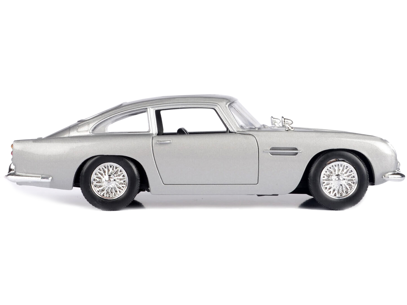 Aston Martin DB5 RHD (Right Hand Drive) Silver Metallic James Bond 007 "Goldfinger" (1964) Movie "James Bond Collection" Series