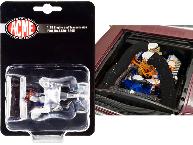 427 SOHC Drag Engine and Transmission Replica from "1965 Ford Mustang A/FX Bill Lawton "Tasca Ford"