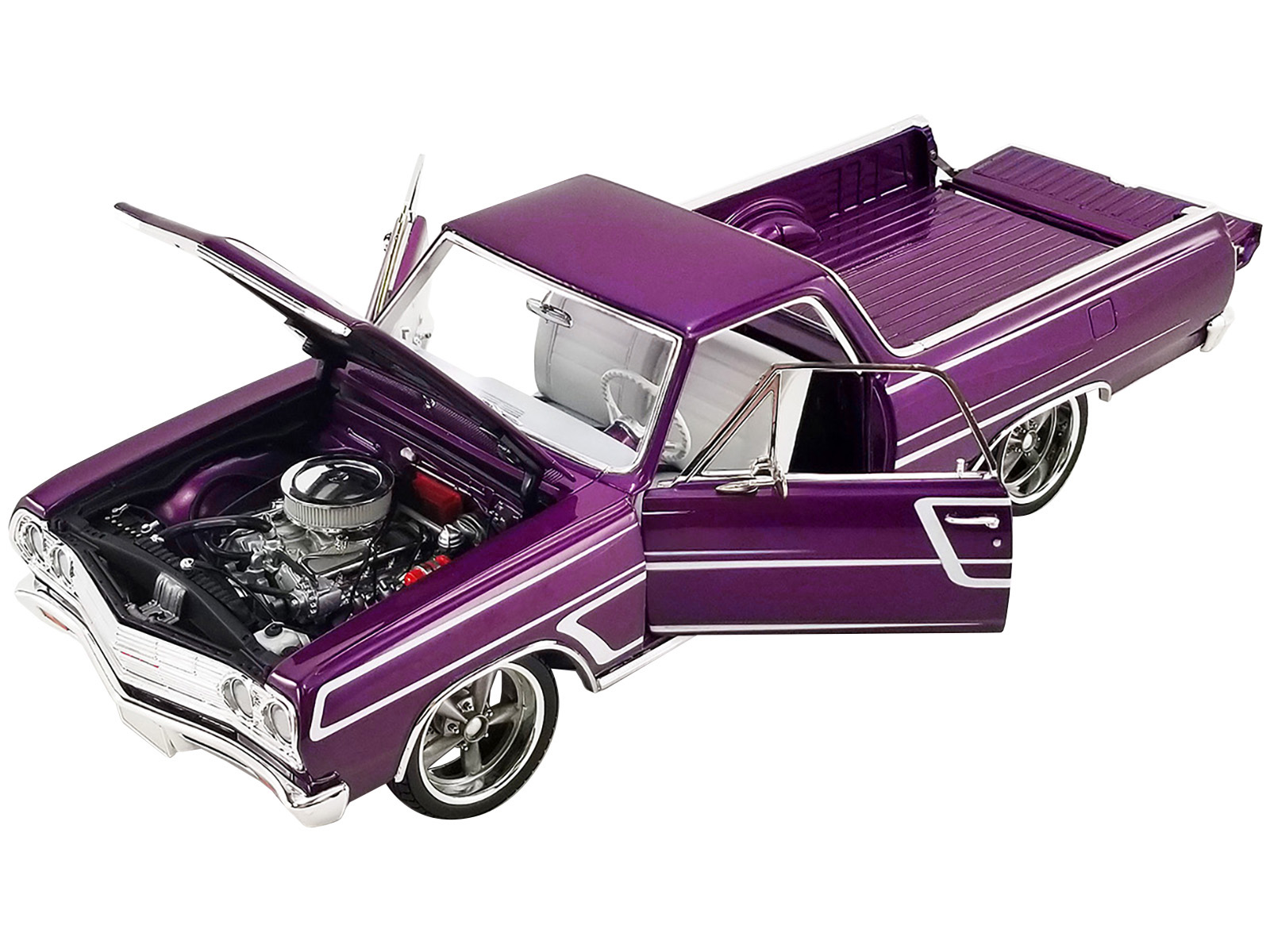 1965 Chevrolet El Camino SS "Custom Cruiser" Purple Metallic with White Graphics Limited Edition to 678 pieces Worldwide