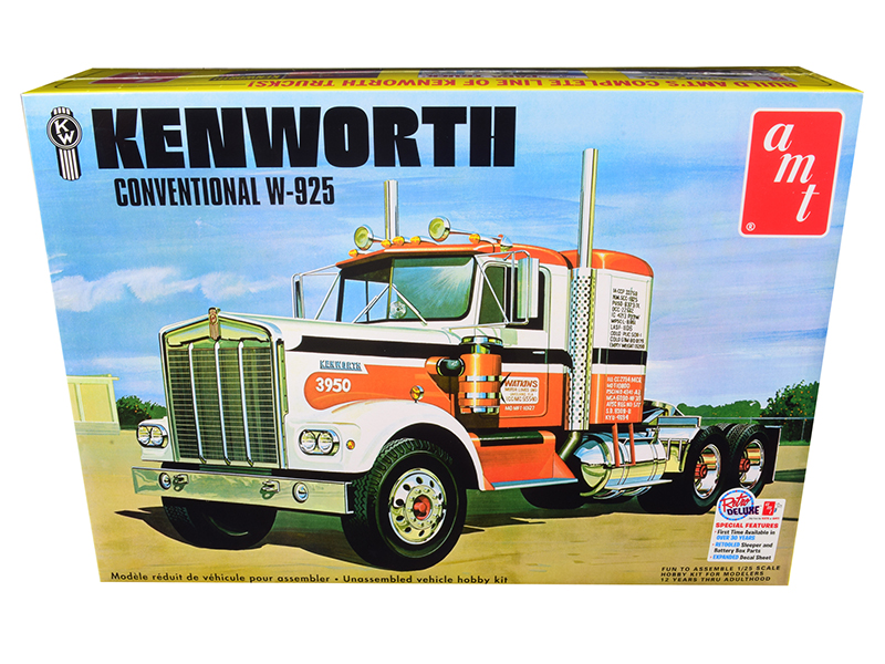 Skill 3 Model Kit Kenworth Conventional W-925 Tractor