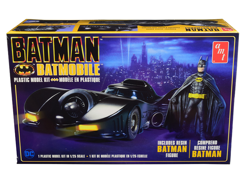 Skill 2 Model Kit Batmobile with Resin Batman Figurine "Batman" (1989)