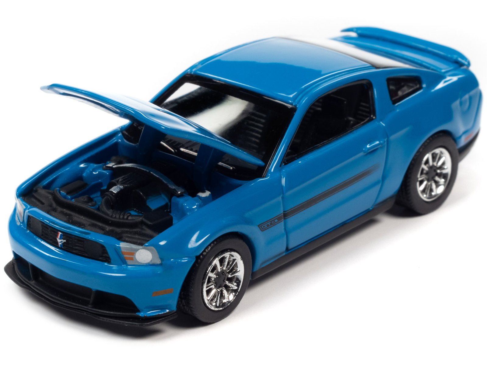 2012 Ford Mustang GT/CS Grabber Blue with Black Stripes "Modern Muscle" Limited Edition