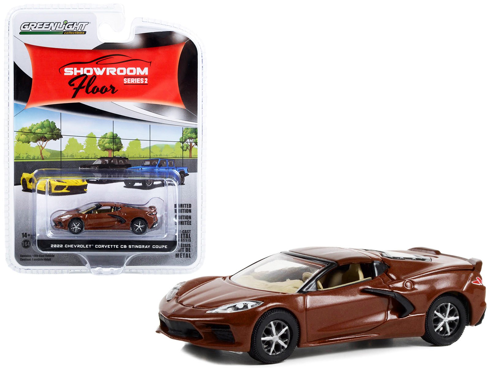 2022 Chevrolet Corvette C8 Stingray Coupe Caffeine Brown Metallic "Showroom Floor" Series 2