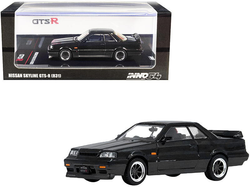 Nissan Skyline GTS-R (R31) RHD (Right Hand Drive) Black Metallic and Gun Metal Gray