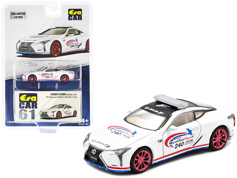 Lexus LC500 Safety Car White "IMSA WeatherTech 240 at Daytona" "1st Special Edition" Limited Edition to 960 pieces