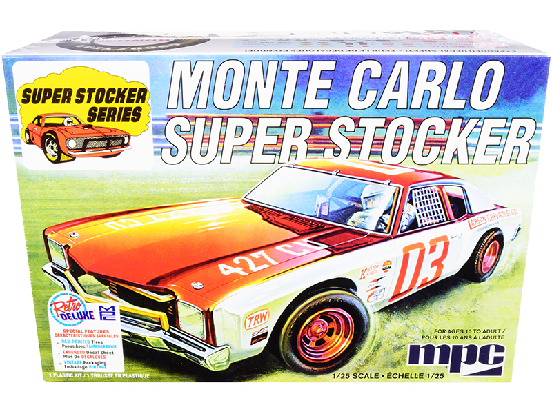 Skill 2 Model Kit 1971 Chevrolet Monte Carlo Super Stocker