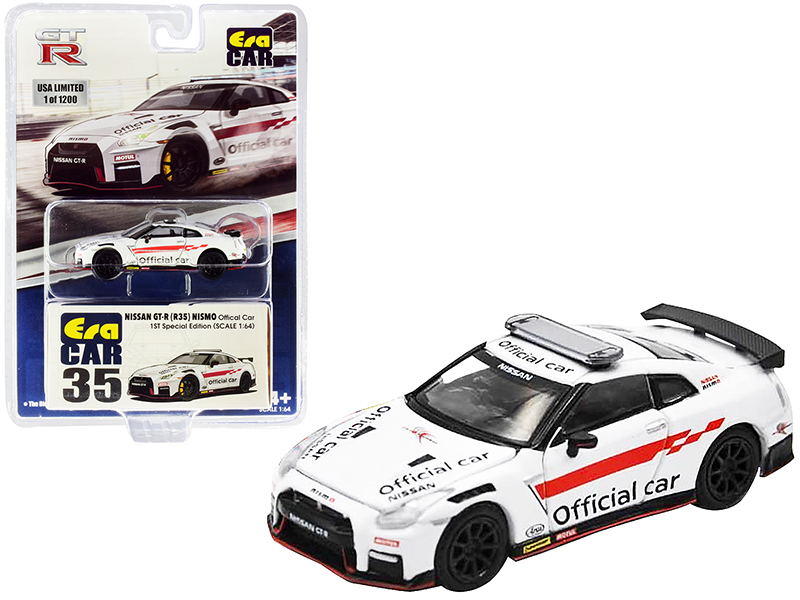 Nissan GT-R (R35) Nismo RHD (Right Hand Drive) "Official Car" White Limited Edition to 1200 pieces "Special Edition"