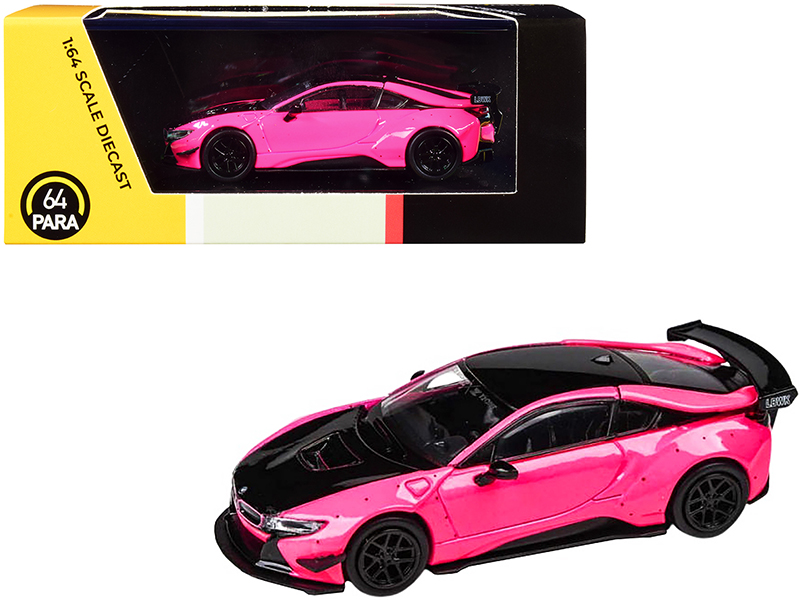 BMW i8 Liberty Walk Hot Pink and Black