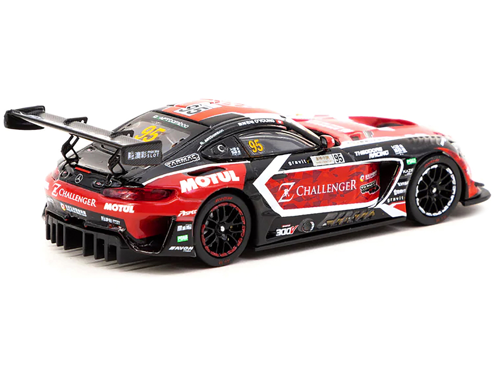 Mercedes-AMG GT3 #95 Darryl O'Young "Craft-Bamboo Racing" Winner Macau GT Cup Race 1 (2021) "Hobby64" Series