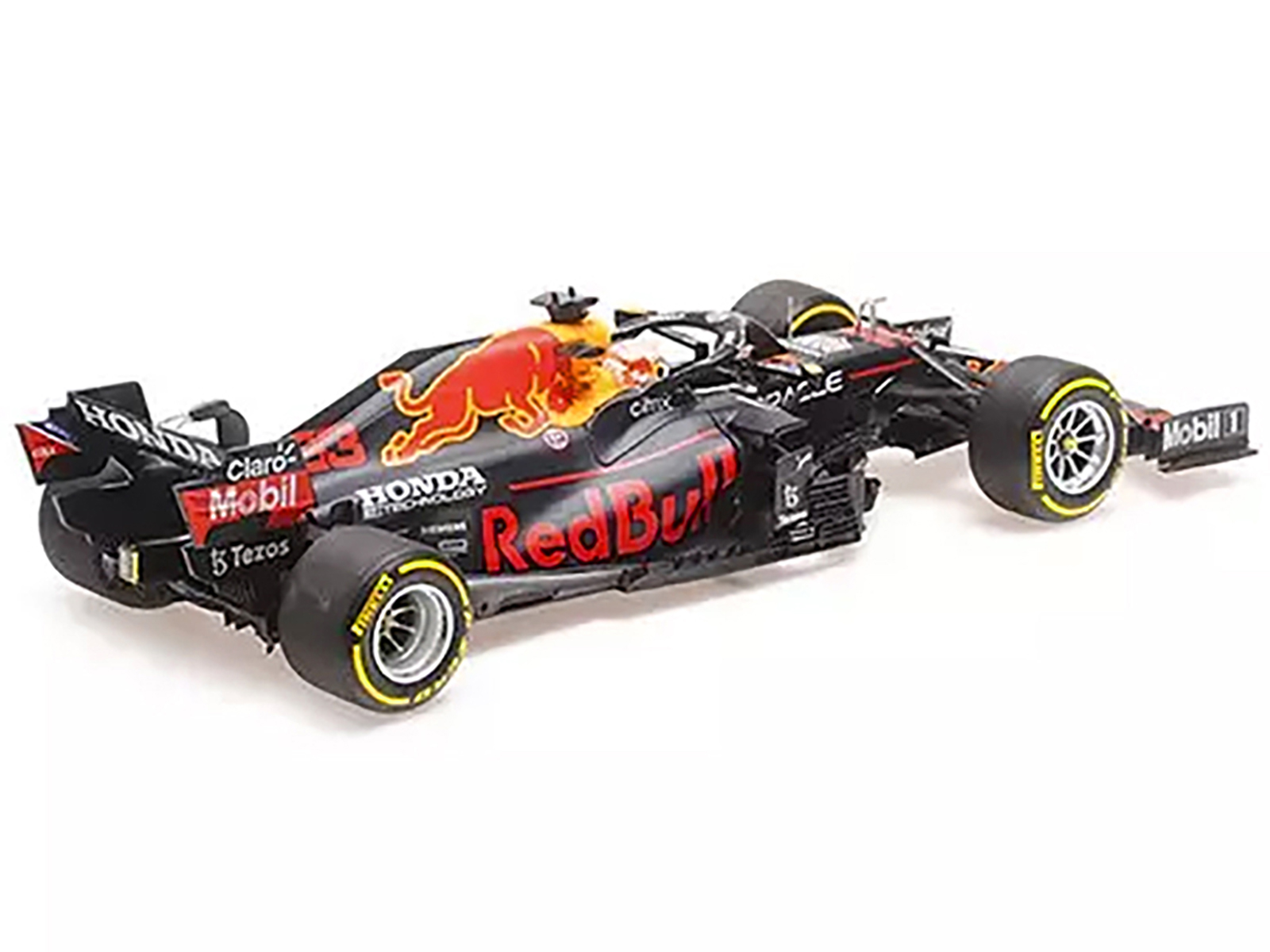 Honda Red Bull Racing RB16B #33 Max Verstappen "Oracle" Winner F1 Formula One Mexico GP (2021) with Driver Limited Edition to 1108 pieces Worldwide