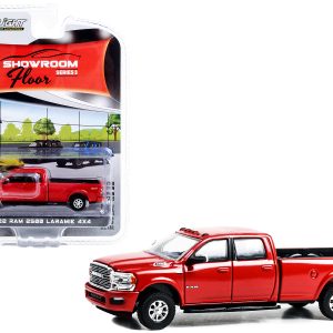 2022 Ram 2500 Laramie 4x4 Pickup Truck Flame Red "Showroom Floor" Series 3