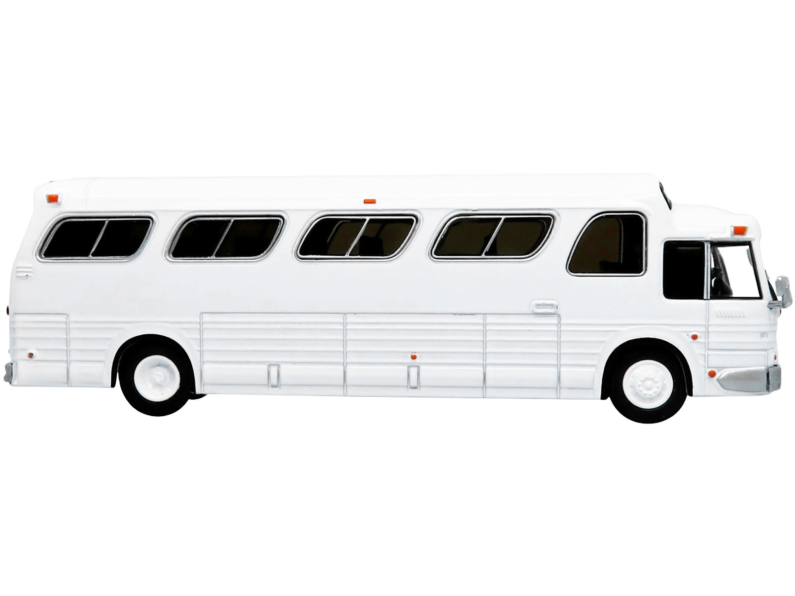 1966 GM PD4107 "Buffalo" Coach Bus Blank White "Vintage Bus & Motorcoach Collection"