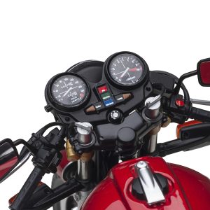 Honda CB750F Motorcycle Red with Helmet "Baribari Legend" (1986) OVA