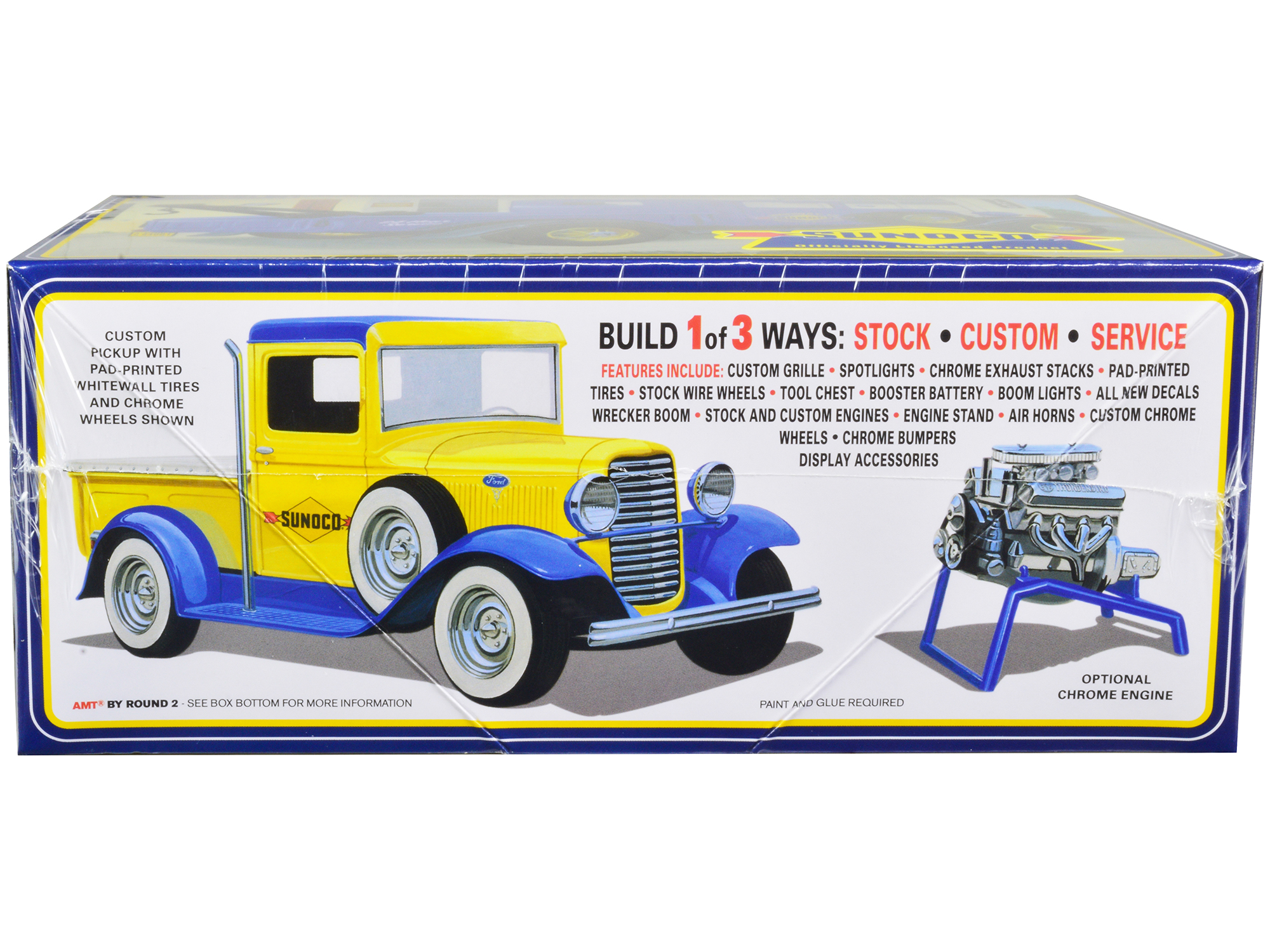 Skill 2 Model Kit 1934 Ford Pickup Truck "Sunoco" 3 in 1 Kit