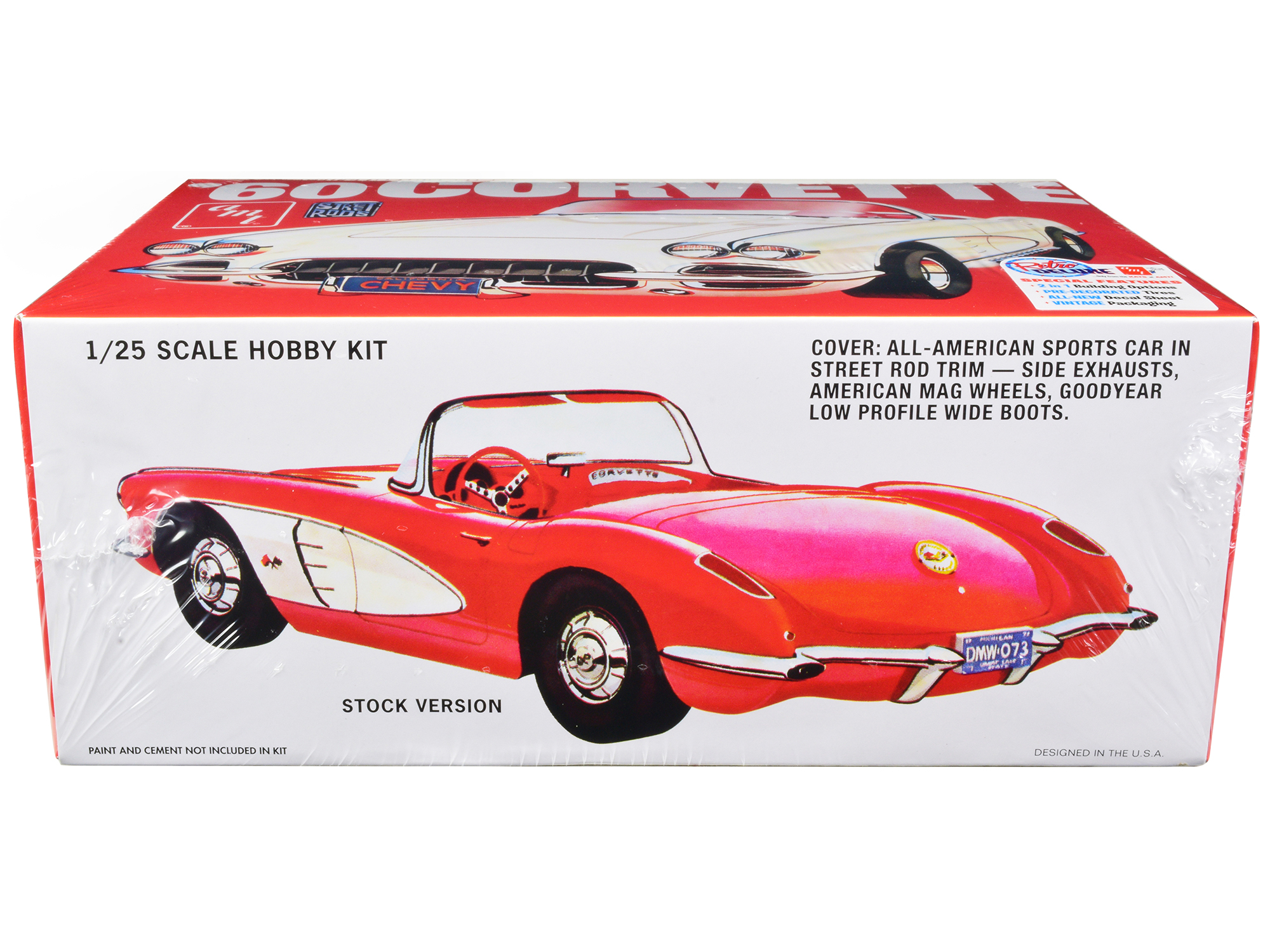 Skill 2 Model Kit 1960 Chevrolet Corvette "Street Rods"