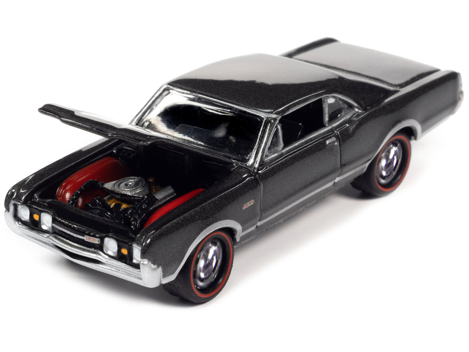 1967 Oldsmobile 442 W-30 Antique Pewter Gray Metallic "MCACN (Muscle Car and Corvette Nationals)" Limited Edition to 4164 pieces Worldwide "Muscle Cars USA" Series