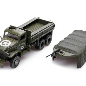 GMC CCKW 353 Truck With Mounted Gun Olive Drab "4734511-S" US Army World War II 1/72  by Legion