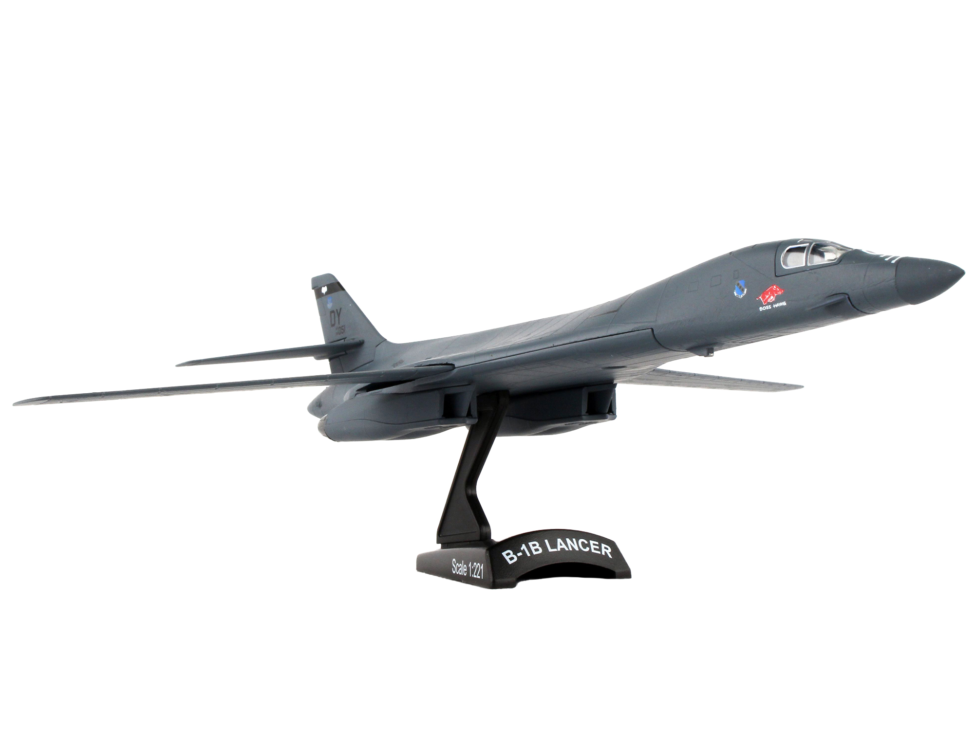 Rockwell International B-1B Lancer Bomber Aircraft "Boss Hawg" United States Air Force 1/221 Airplane by Postage Stamp