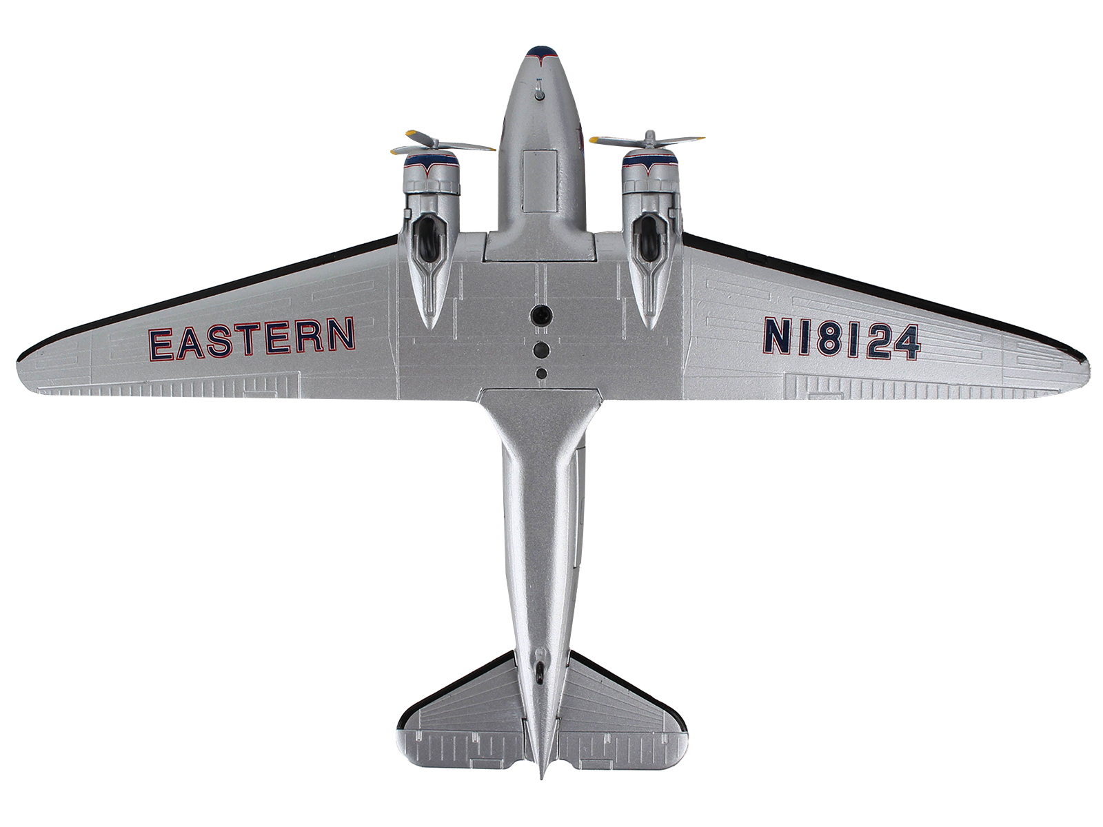 Douglas DC-3 Passenger Aircraft "Eastern Airlines" 1/144 Airplane by Postage Stamp
