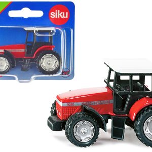 Massey Ferguson 9240 Tractor Red with White Top  by Siku