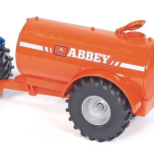 New Holland T7070 Tractor Blue with Abbey Single Axle Vacuum Tanker Orange