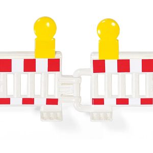 Ram 1500 Pickup Truck Yellow with Compressor Trailer and Worker Figure with Accessories Set