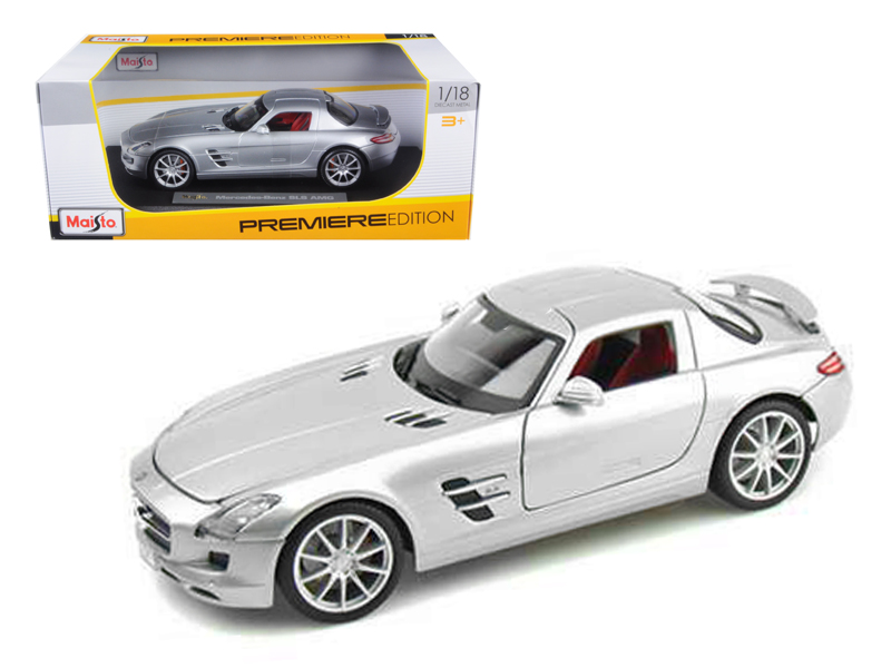 Mercedes Benz SLS AMG Gullwing Silver