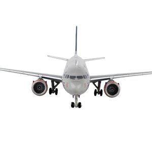 Airbus A321 Commercial Aircraft "Aeroflot" Gray with Blue Tail 1/400  Airplane by GeminiJets