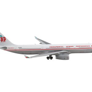 Airbus A330-300 Commercial Aircraft "TAP Air Portugal" White with Red Stripes 1/400  Airplane by GeminiJets