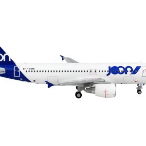 Airbus A320 Commercial Aircraft "Joon" White with Blue Tail 1/400 Airplane by GeminiJets