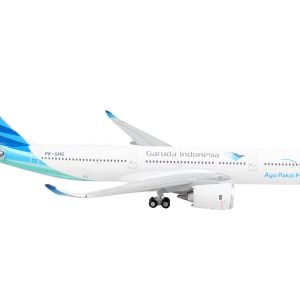 Airbus A330-900 Commercial Aircraft "Garuda Indonesia - Ayo Pakai Masker" White with Blue Tail 1/400  Airplane by GeminiJets