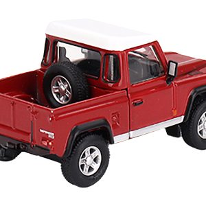 Land Rover Defender 90 Pickup Truck Masai Red Limited Edition to 1800 pieces Worldwide