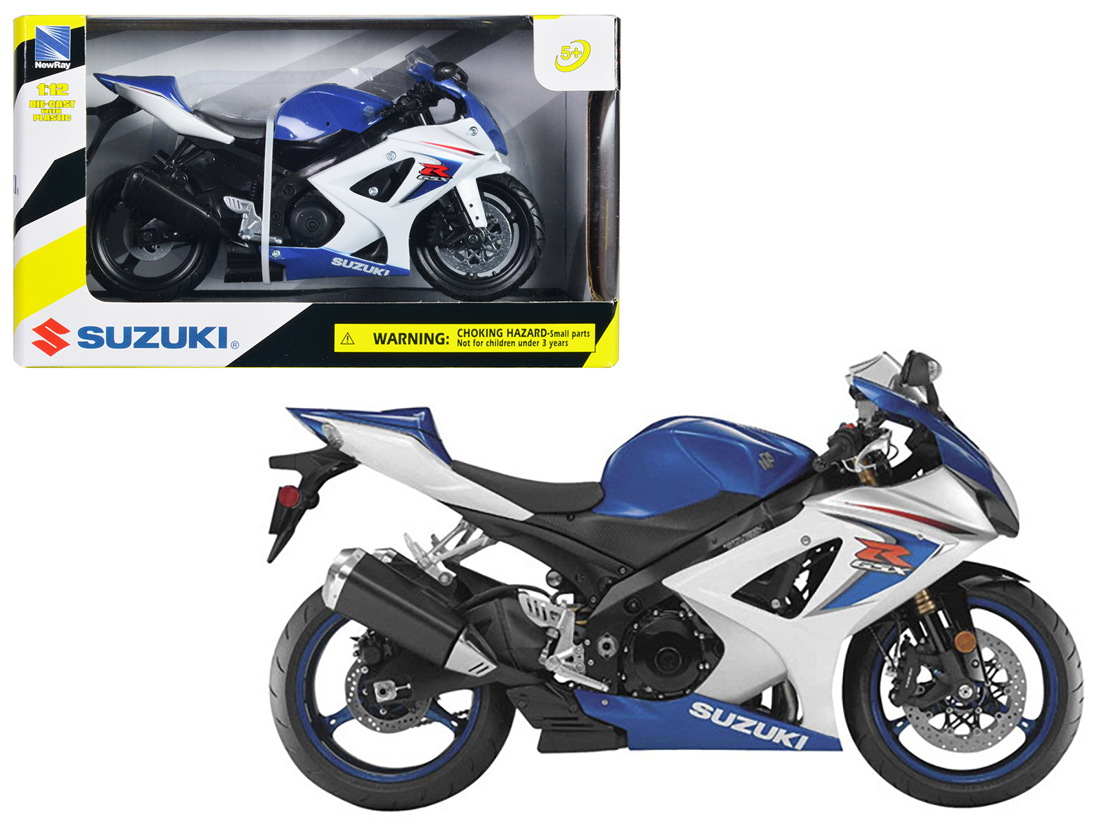 2008 Suzuki GSX-R1000 Blue Bike Motorcycle