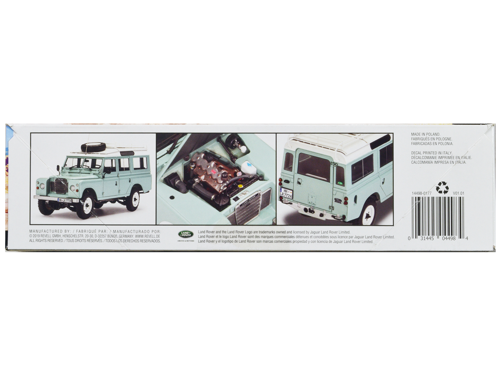 Level 5 Model Kit Land Rover Series III 109 Long Wheelbase Station Wagon