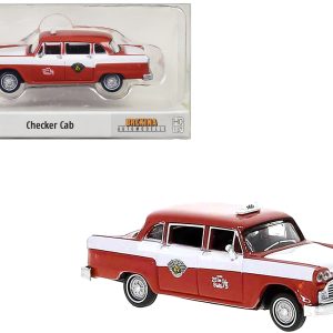 1974 Checker Cab Red and White "Kalamazoo"