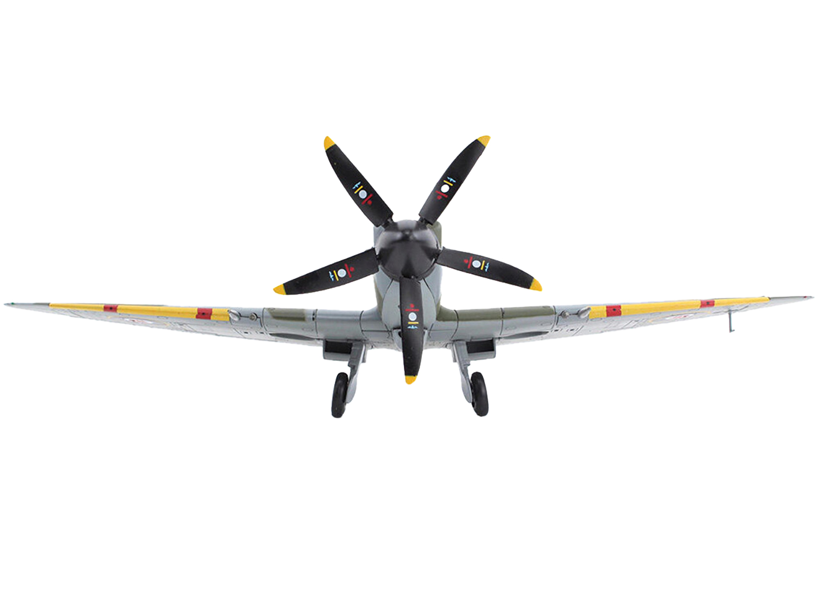 Supermarine Spitfire XIV Fighter Aircraft "Group Capt. J. E. Johnsson No 125 Wing Denmark" (1945) Royal Air Force "Air Power Series" 1/48 by Hobby Master