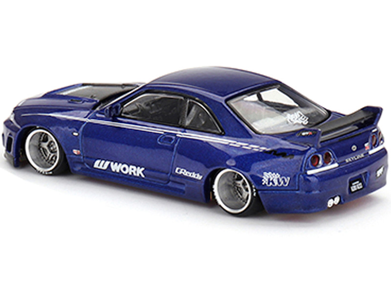 Nissan Skyline GT-R (R33) Kaido Works V2 RHD (Right Hand Drive) Blue Metallic (Designed by Jun Imai) "Kaido House" Special